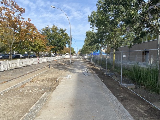 Wegebau an der Kniprodestraße