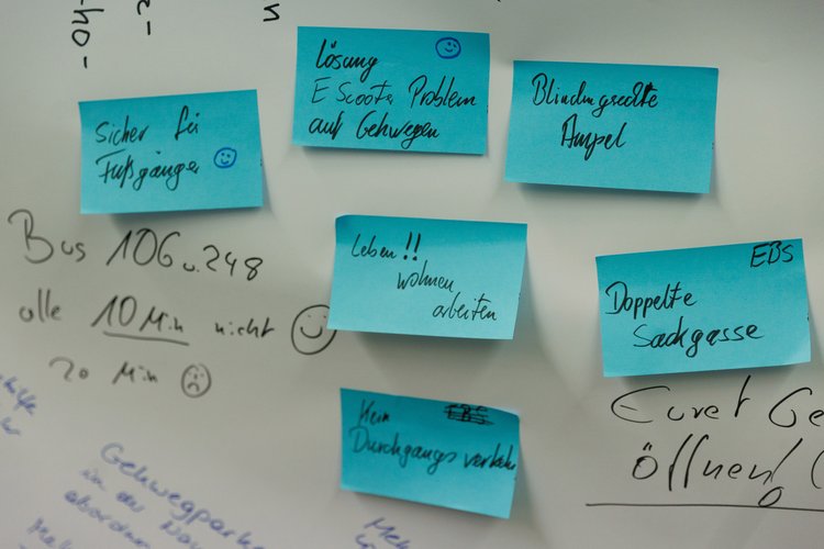 Beteiligung der Öffentlichkeit beim Beteiligungsworkshop im Januar 2024