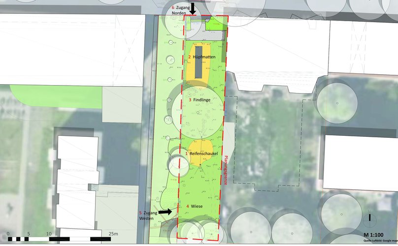 Bestandsplan Spielplatz Germaniastraße