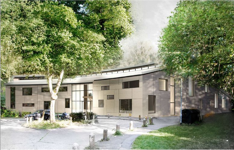 Visualisierung Ansicht Neubau