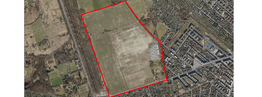 Luftbild des Plangebiets