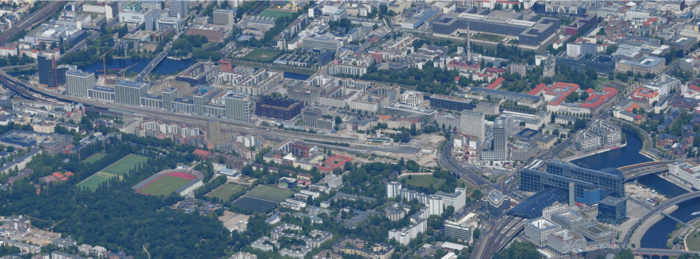 Luftbild des Planungsgebiets