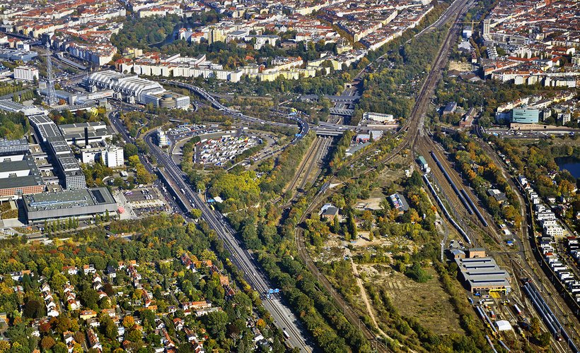 Schrägluftbild des Planungsgebietes