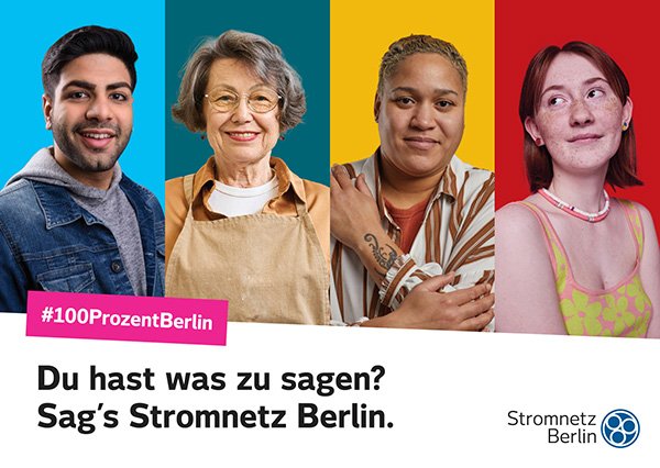 #100ProzentBerlin Du hast was zu sagen? Sag's Stromnetz Berlin