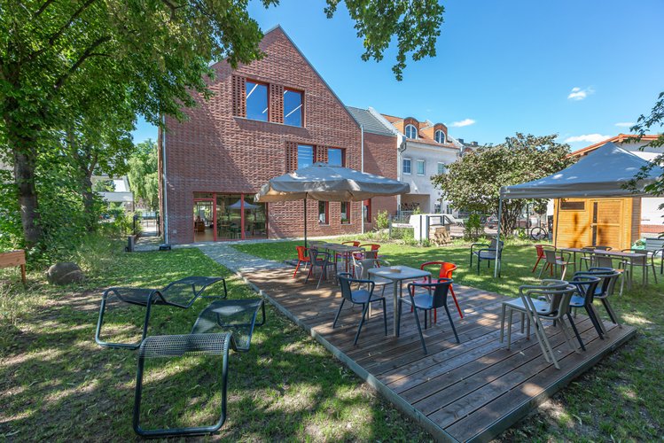 Der Garten der Gertrud-Haß-Bibliothek