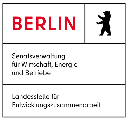 Logo: Landesstelle für Entwicklungszusammenarbeit