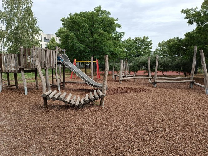 Ansicht des aktuellen Spielplatzes