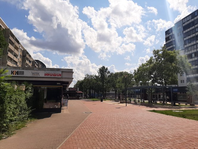 aktueller Kiezladen WaMa am Quartiersplatz