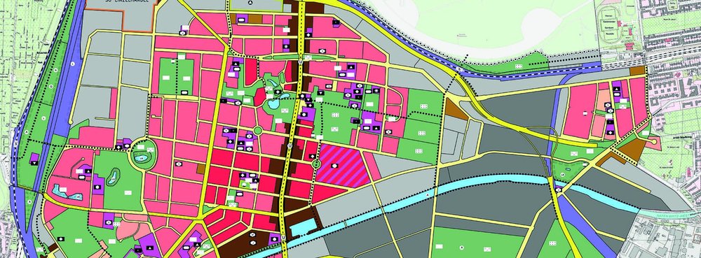 Planausschnitt aus der BEP Tempelhof / Mariendorf Nord