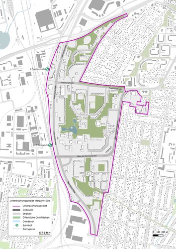 Untersuchungsraum ISEK Marzahn-Süd