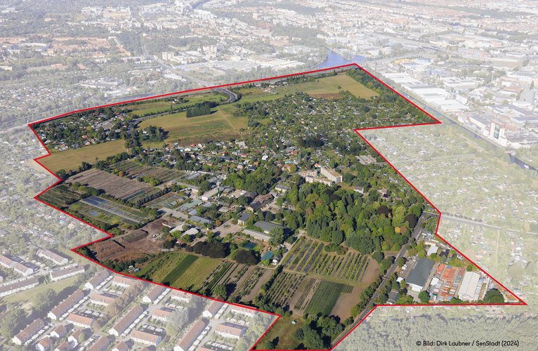 Schrägluftbild des Gebiets Dreieck Späthsfelde