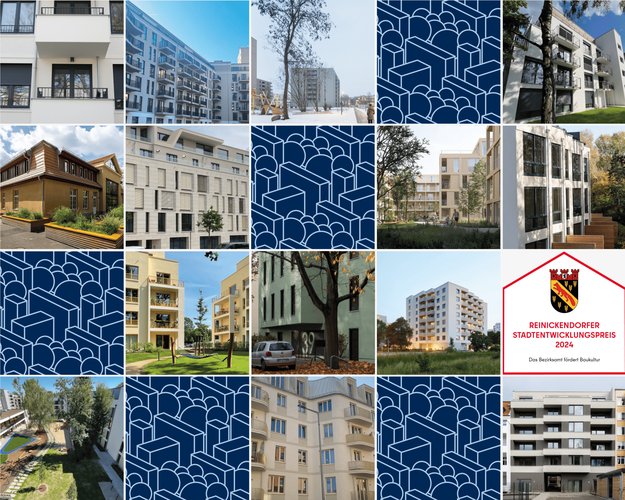 Collage Bilder Reinickendorfer Stadtentwicklungspreis 2024