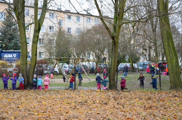 Darstellung eines Kindergartens im Bezirk