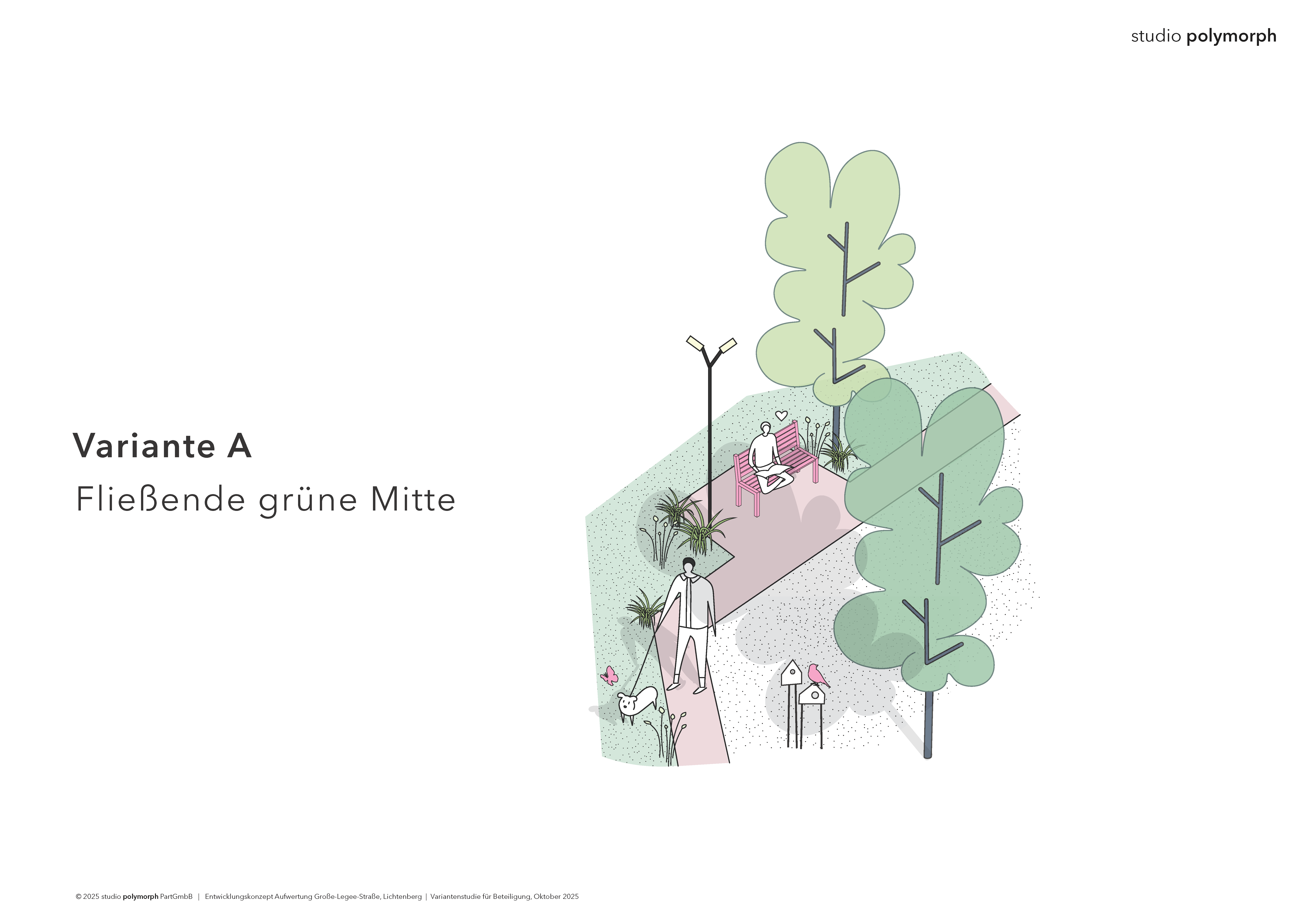 Piktogramm Variante A Fließende Grüne Mitte