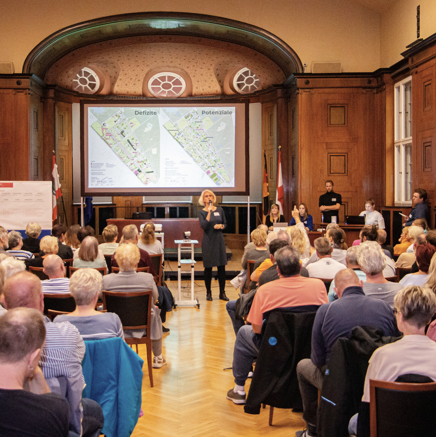 Moderation während der Veranstaltung