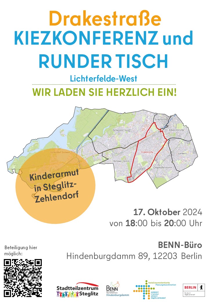 Flyer Kiezkonferenz Drakestraße