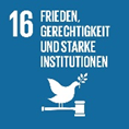 Logo Friedliche und inklusive Gesellschaften fördern