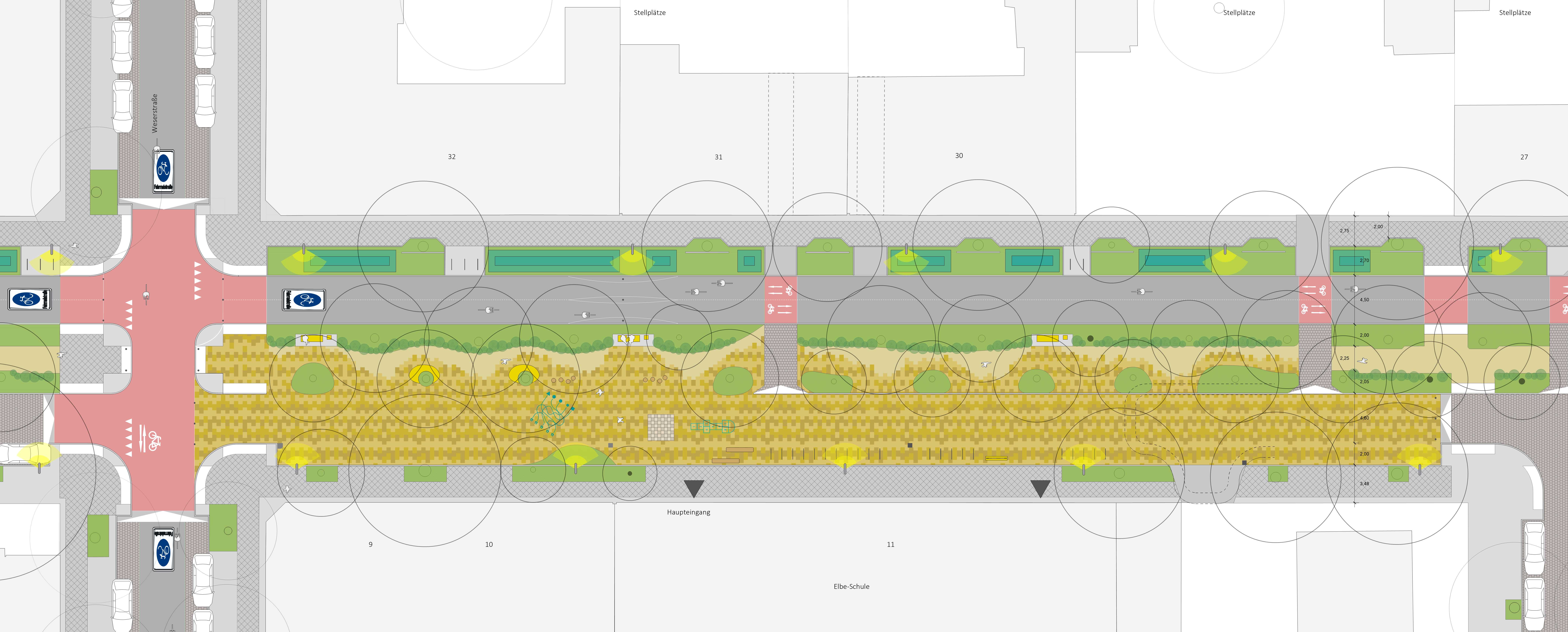 Plan der Variante 2A