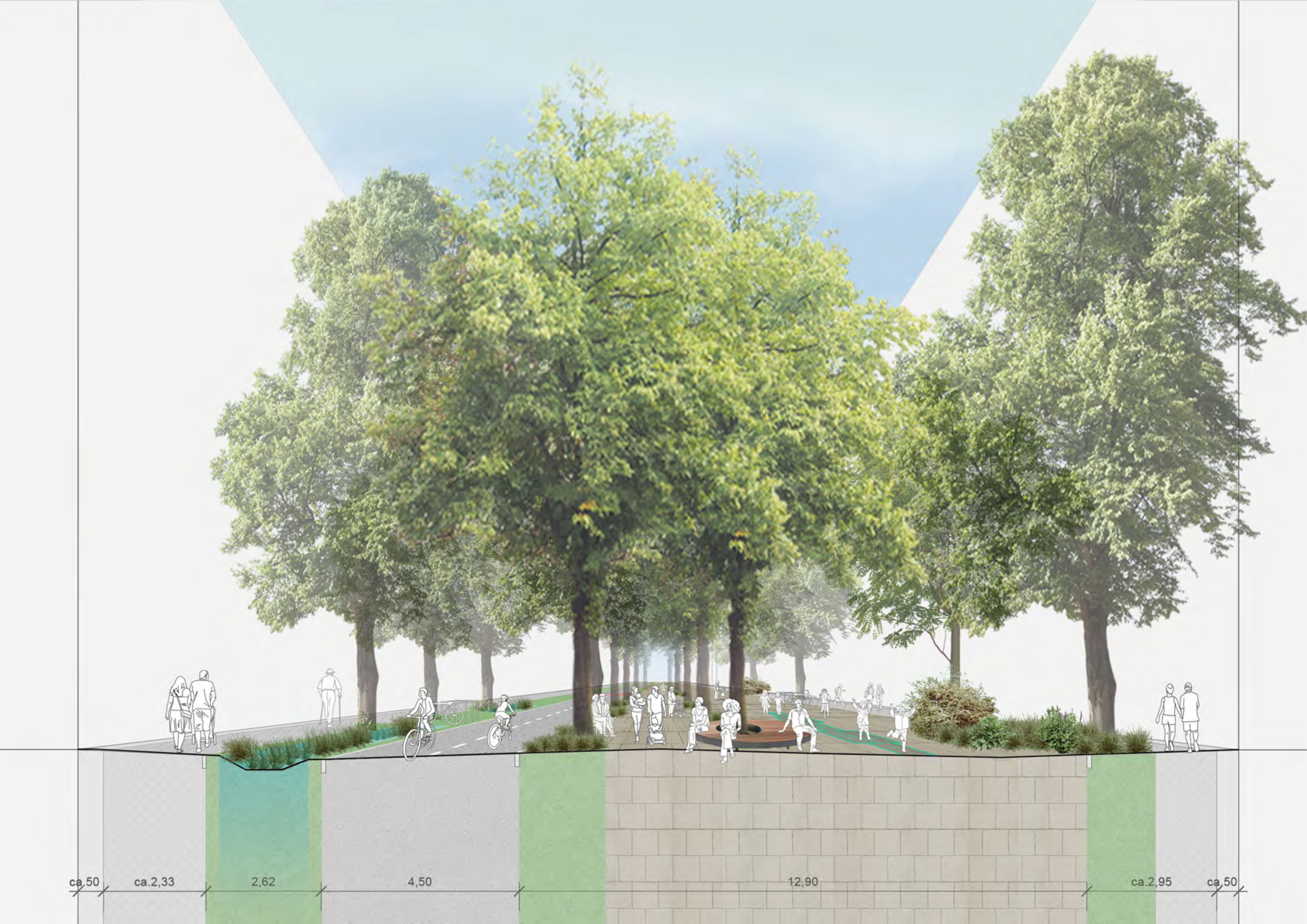 Variante 1: Querschnitt