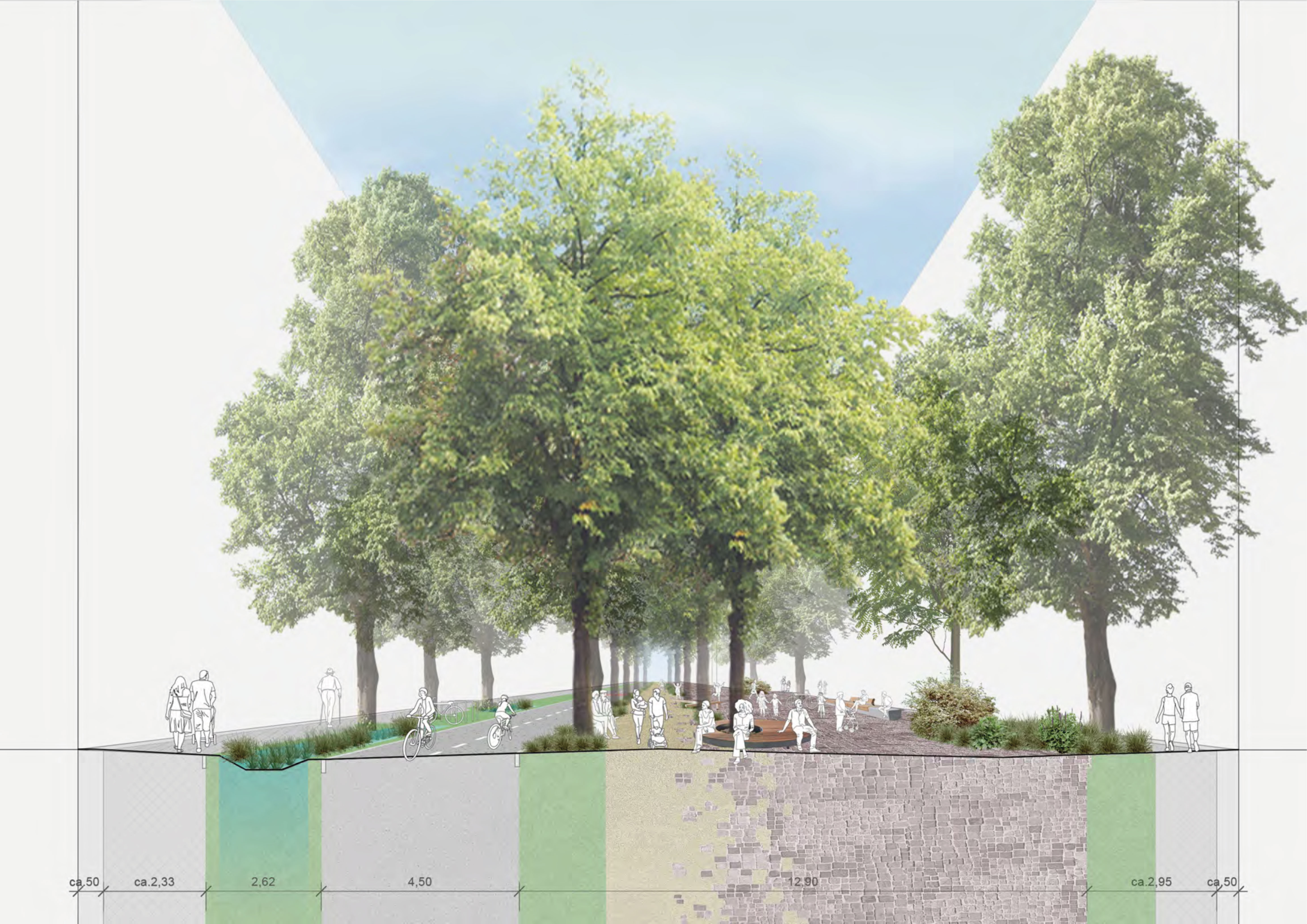 Variante 2: Querschnitt