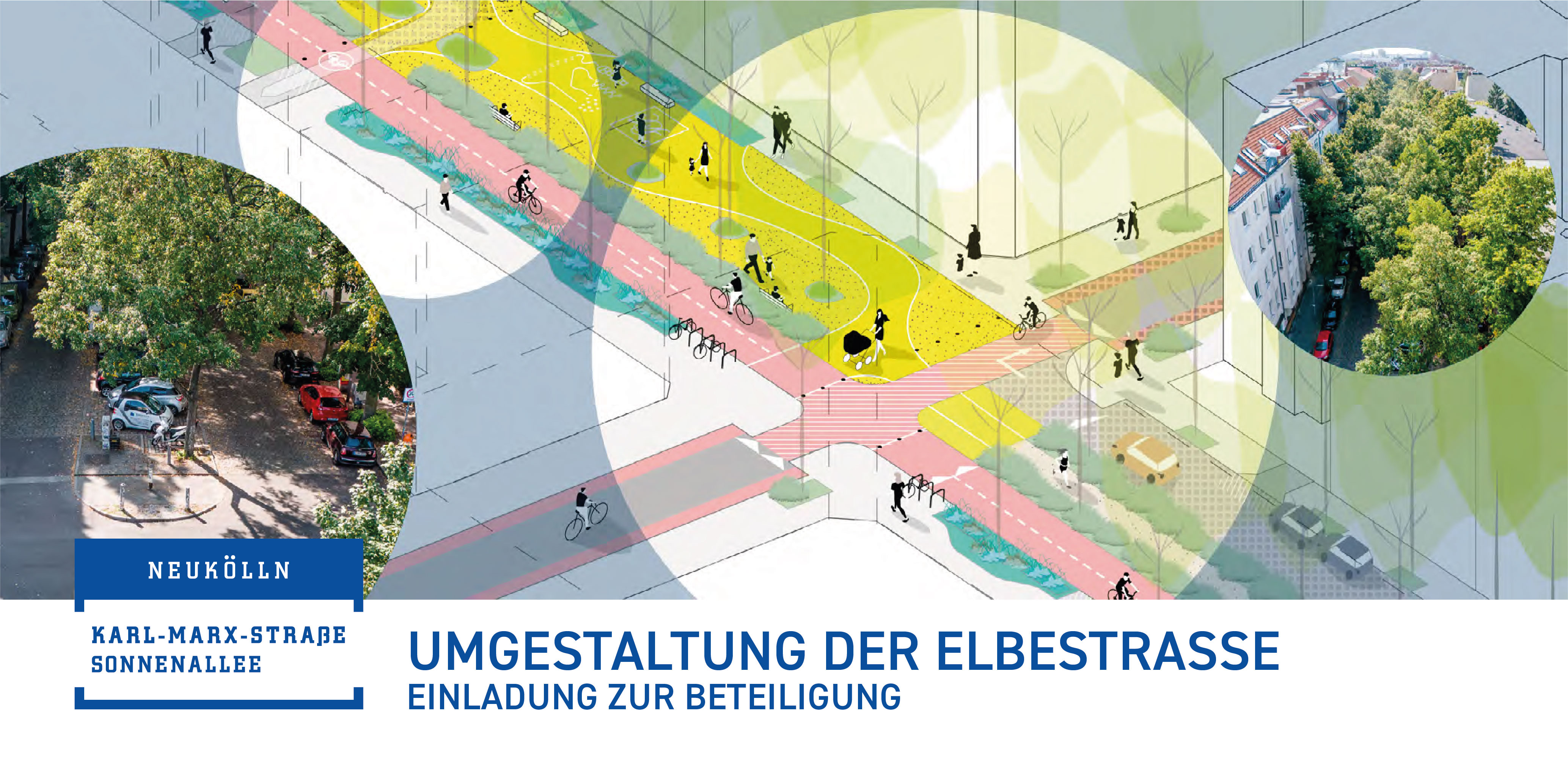 Illustration - Umgestaltung der Elbestraße