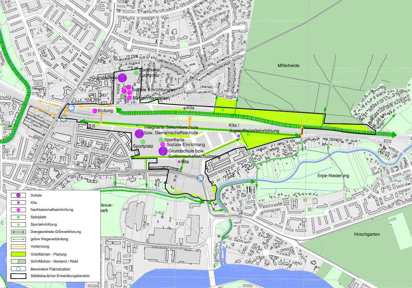 Ausstellungstisch Freiraum und Gemeinbedarf, Urbanplan 2020