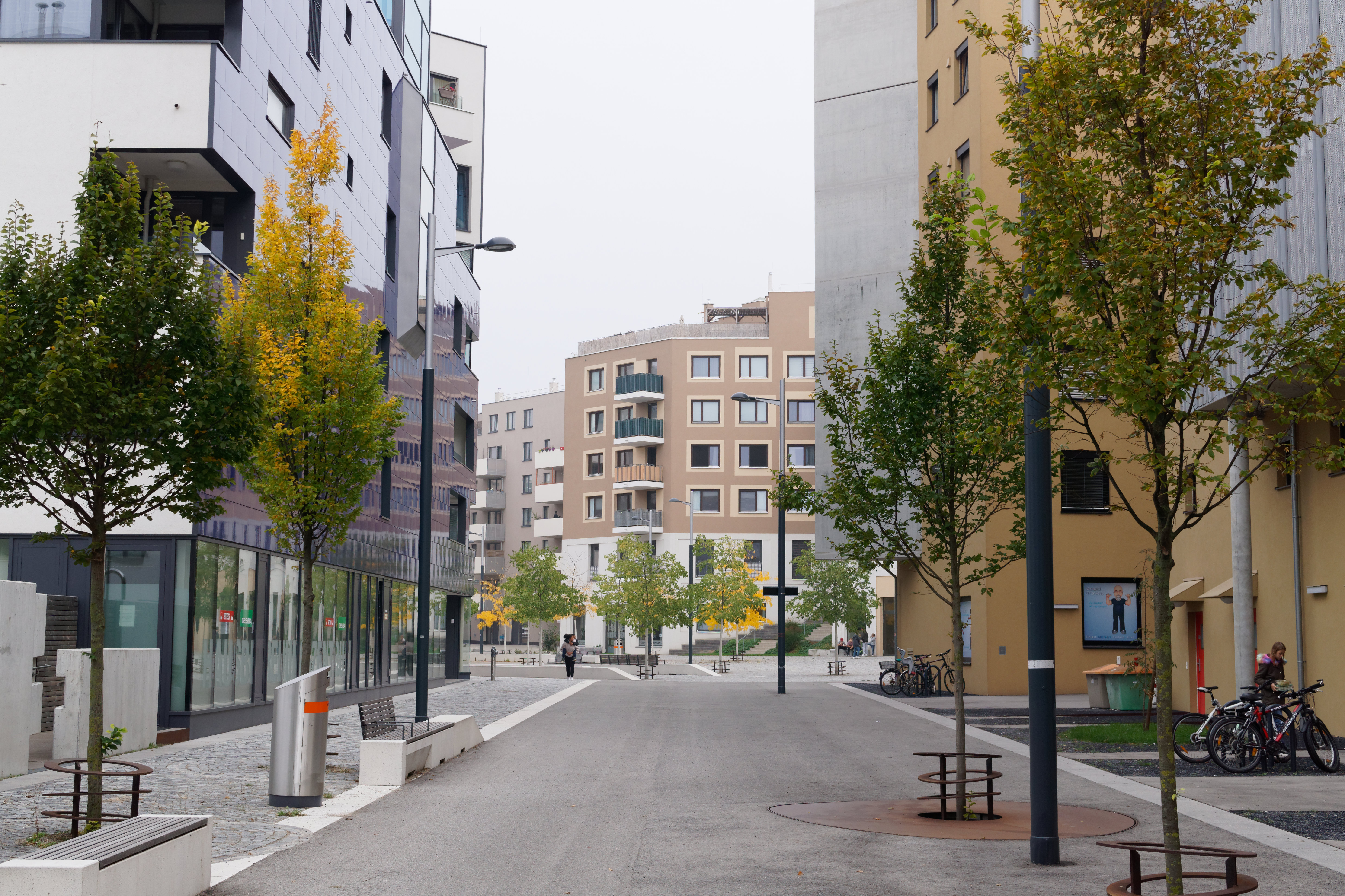 Autoarmer Straßenraum in Wien, Foto: SenStadtWohn 2019