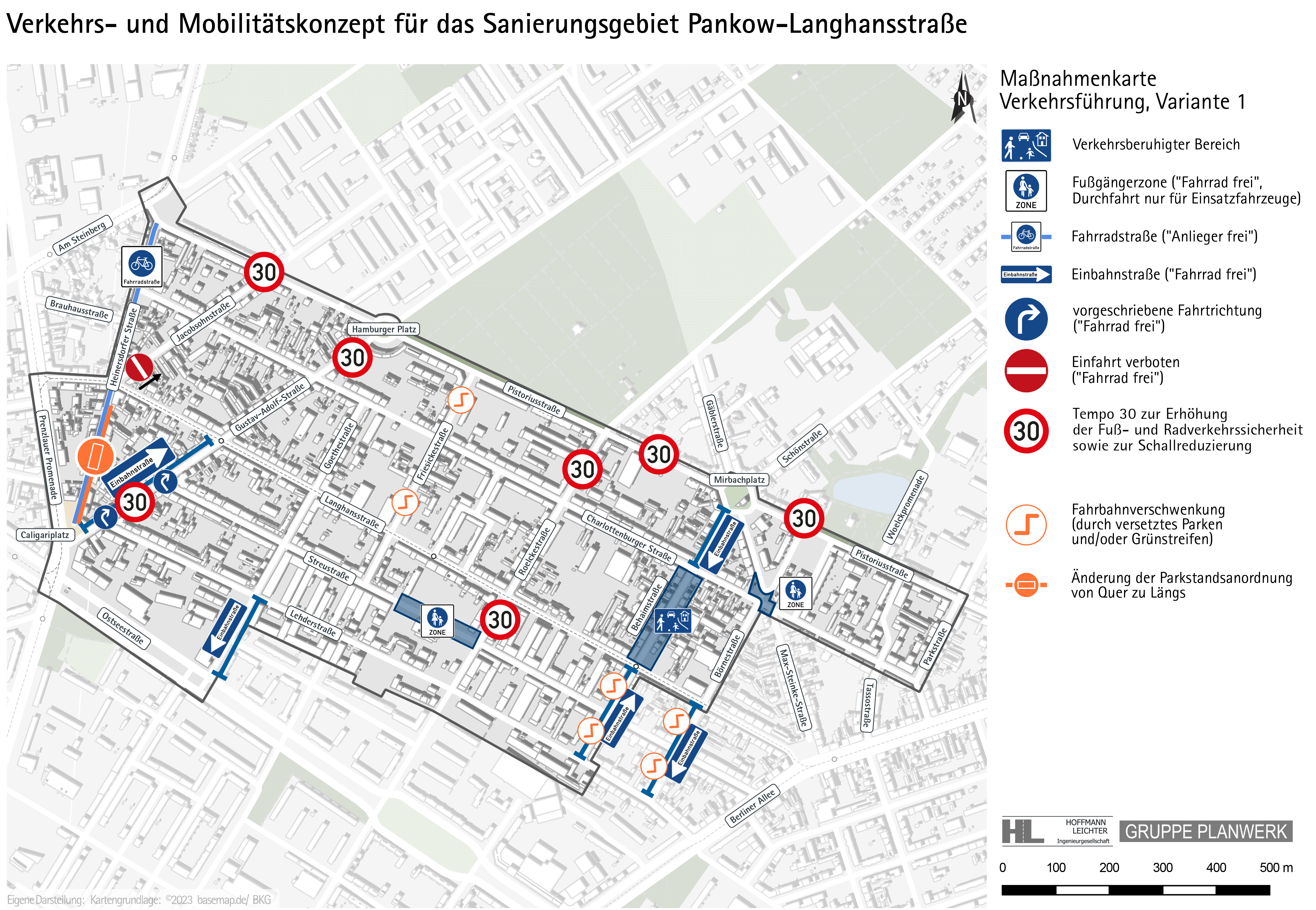 Maßnahmenvorschläge Verkehrsführung