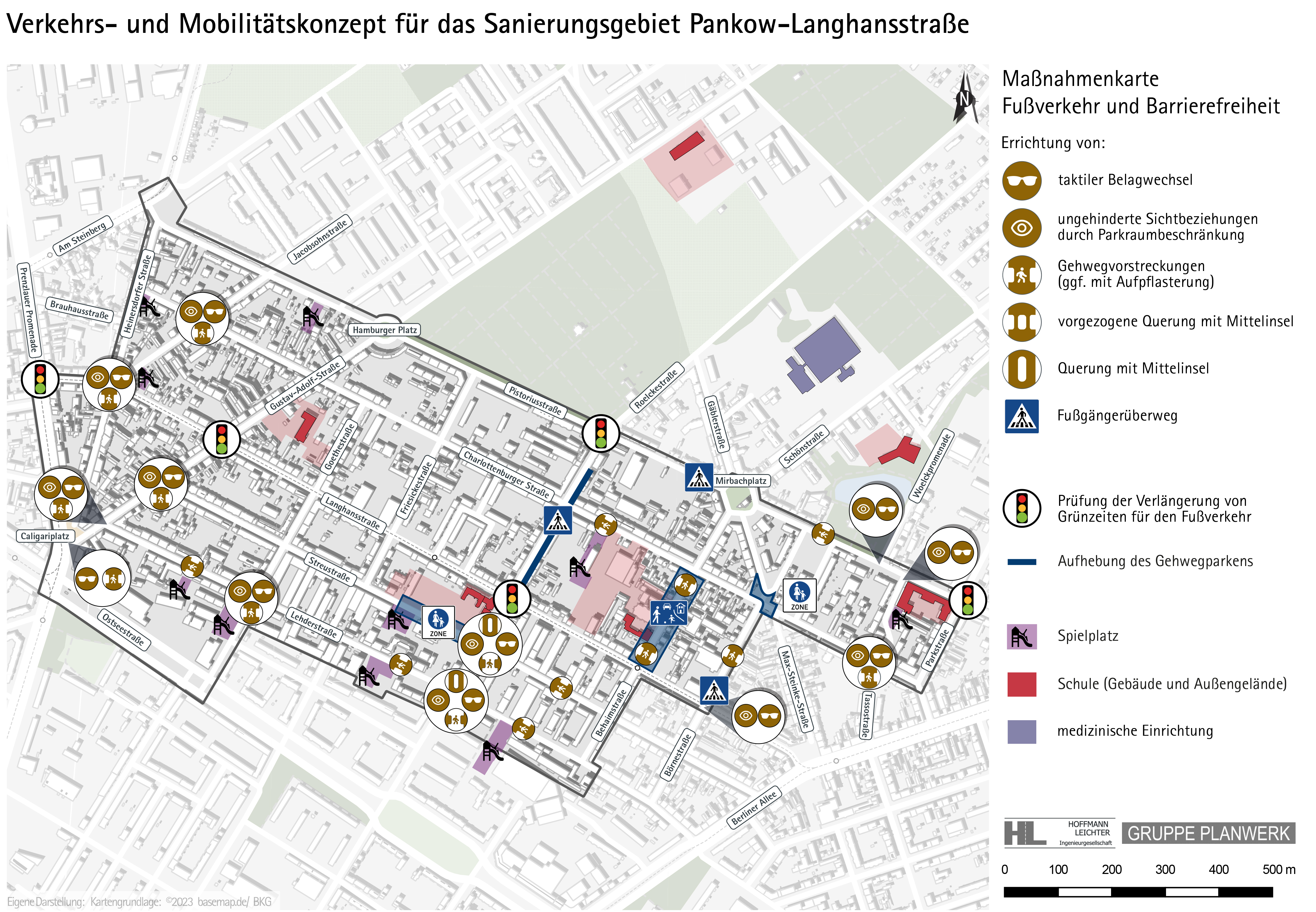 Maßnahmenvorschläge Fußverkehr