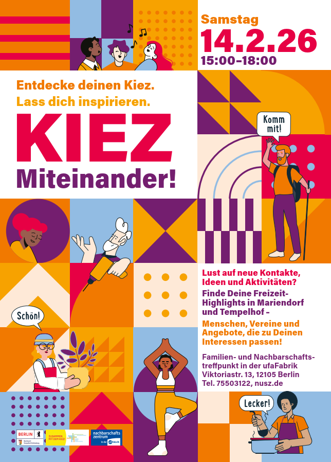 Veranstaltungsplakat Vorderseite