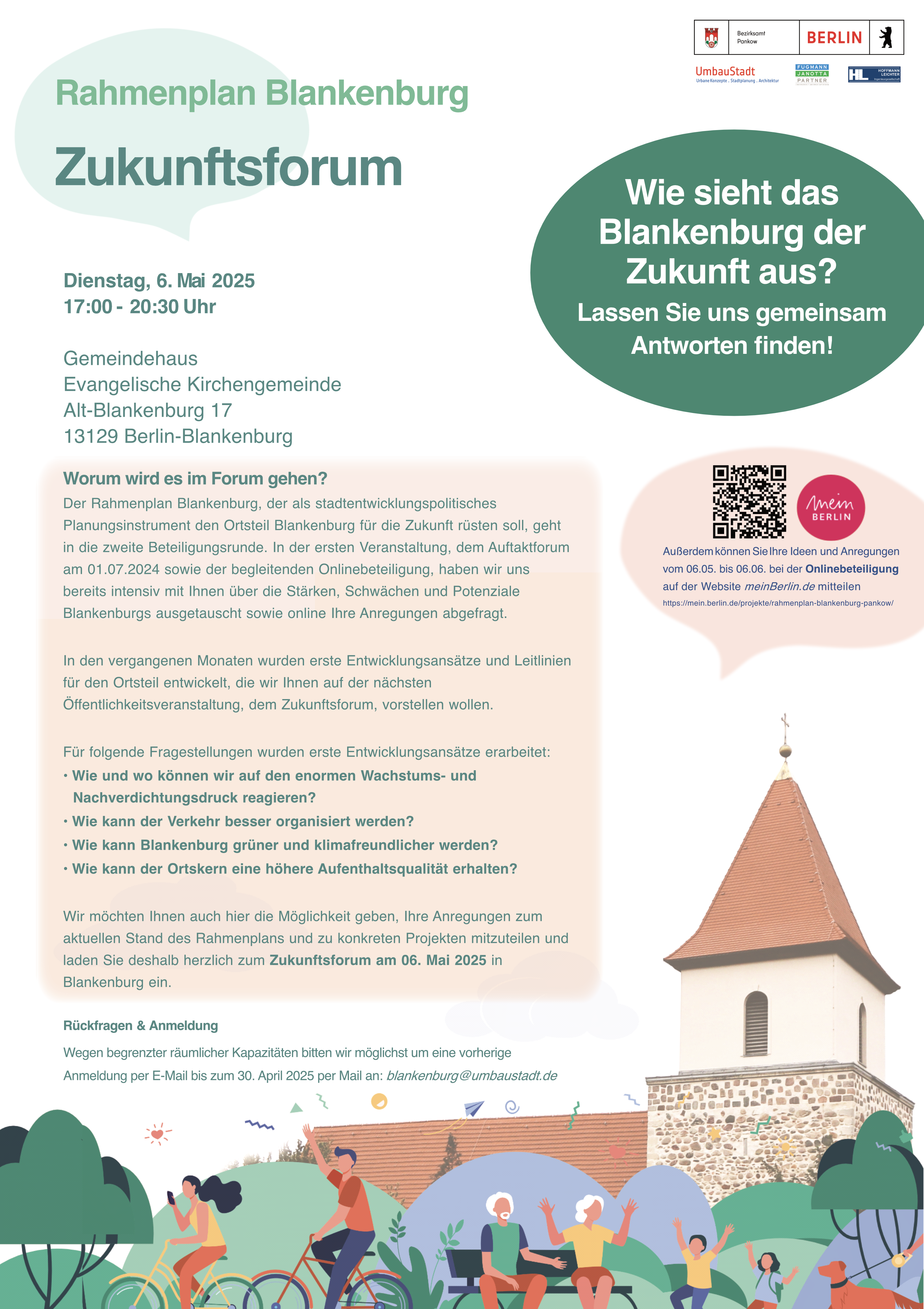 Plakatwerbung Zukunftsforum