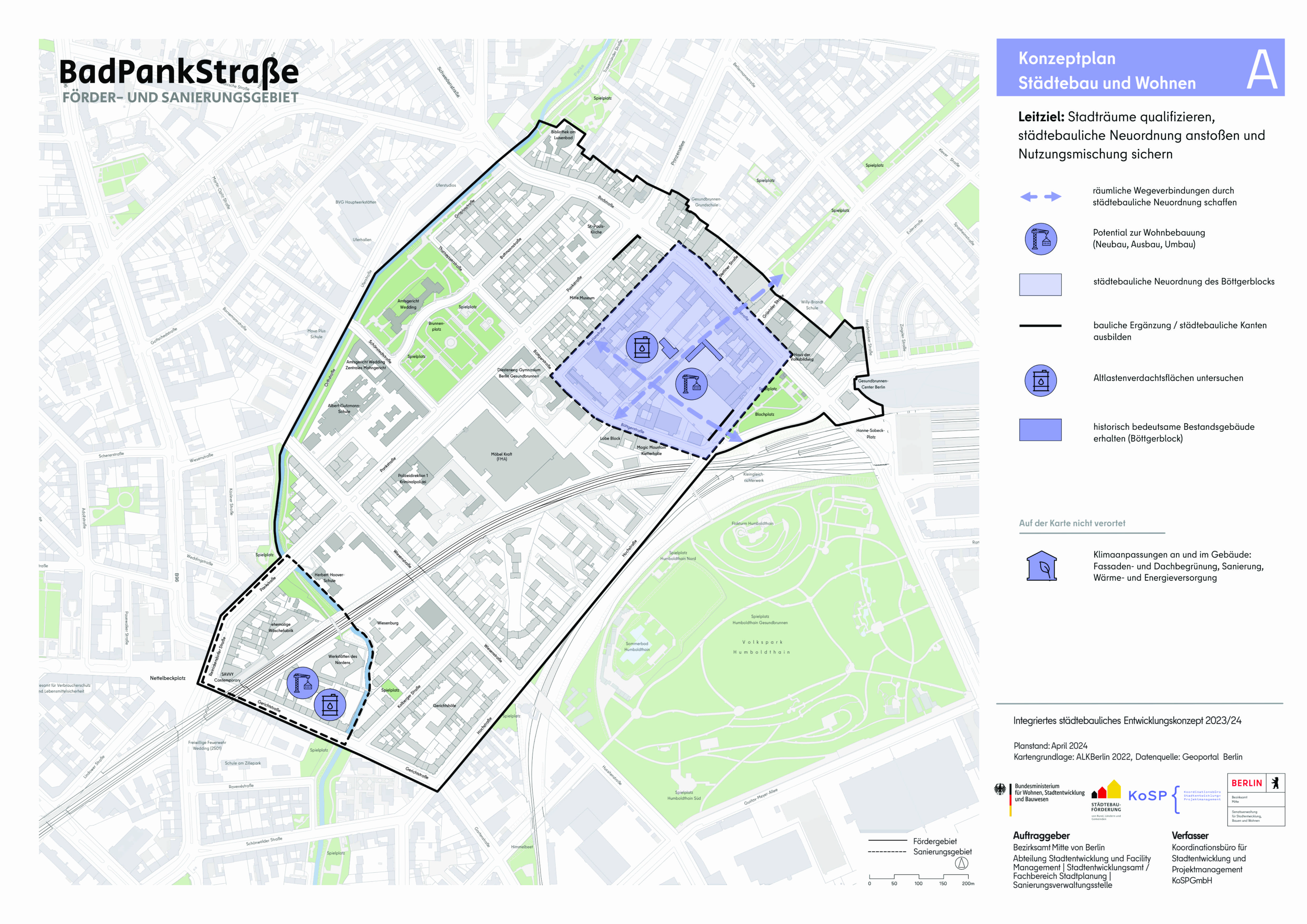 Konzeptplan - Städtebau und Wohnen