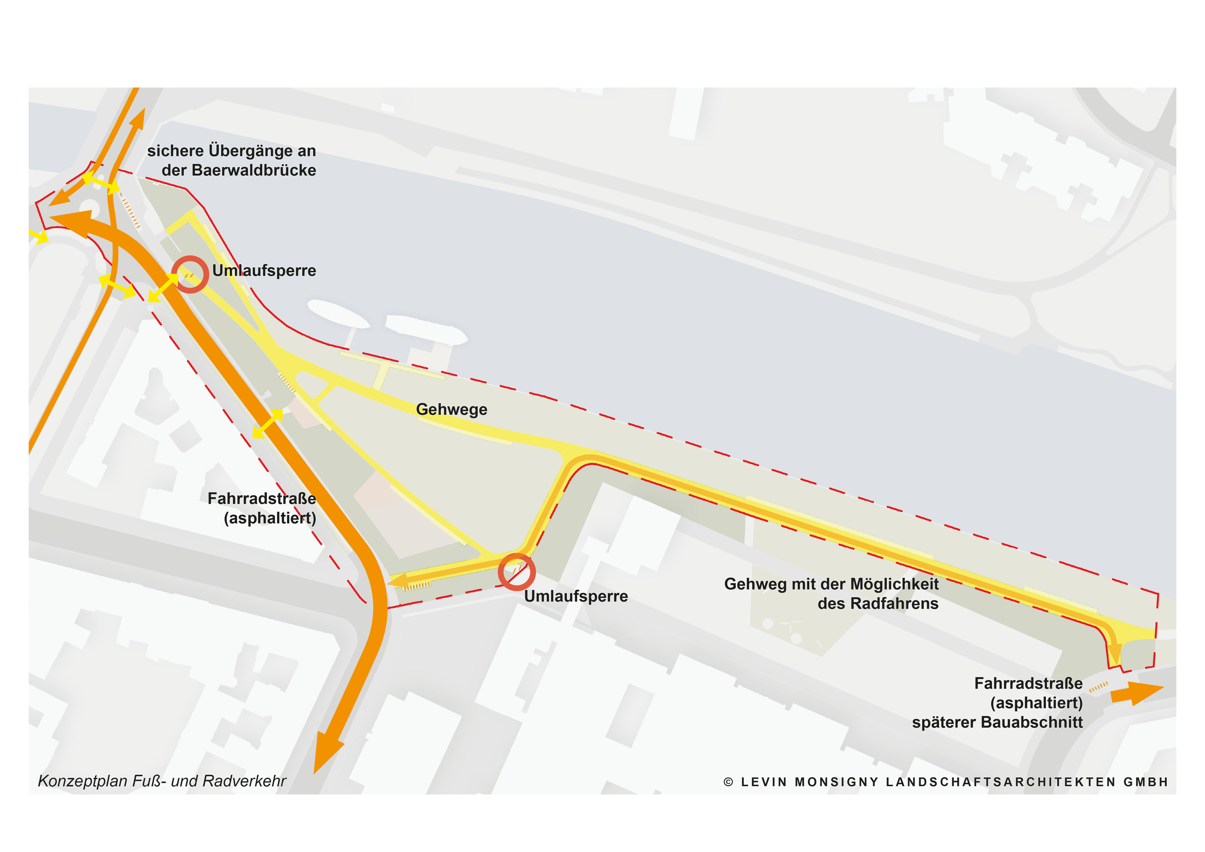 Konzeptplan Fuß- und Radverkehr