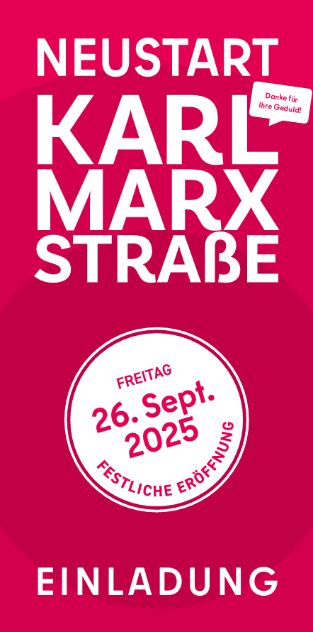 Vorderseite des Flyers