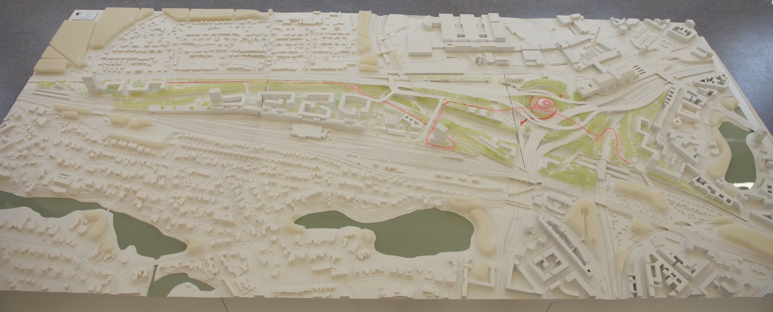 Modellansicht des Teams gmp International, Berlin