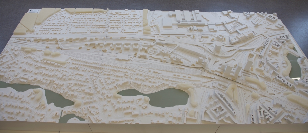 Modellansicht des Teams Ortner & Ortner Baukunst GmbH, Berlin