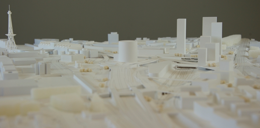 Modellansicht des Teams Ortner & Ortner Baukunst GmbH, Berlin