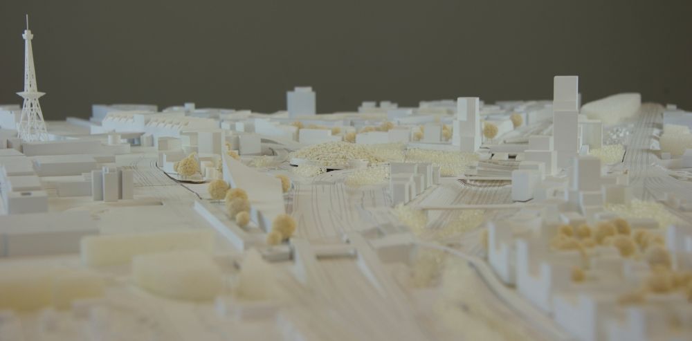 Modellansicht des Teams Henning Larsen Architects A/S, Kopenhagen