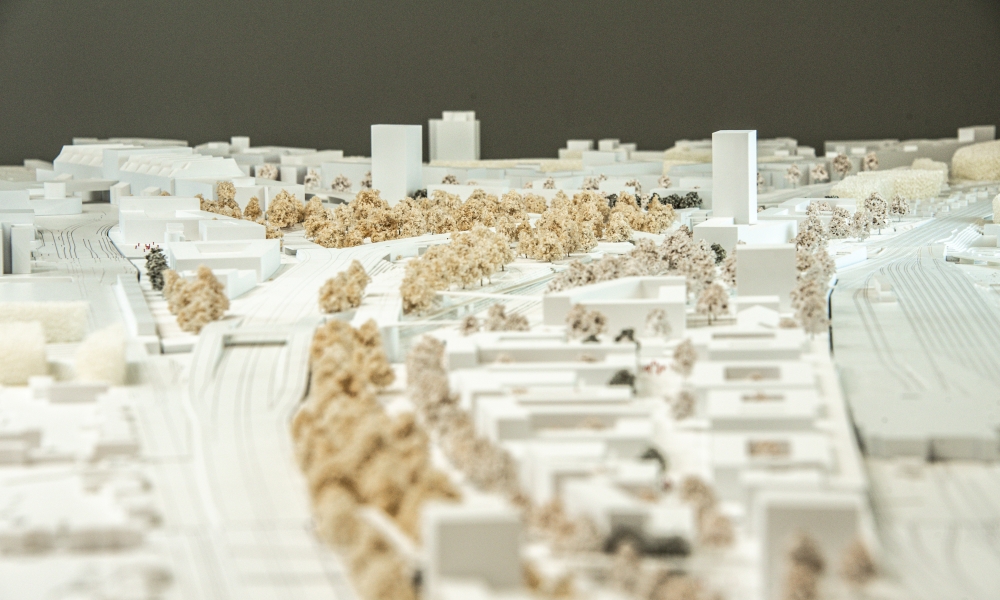 Modellansicht des Teams asp Architekten GmbH, Stuttgart