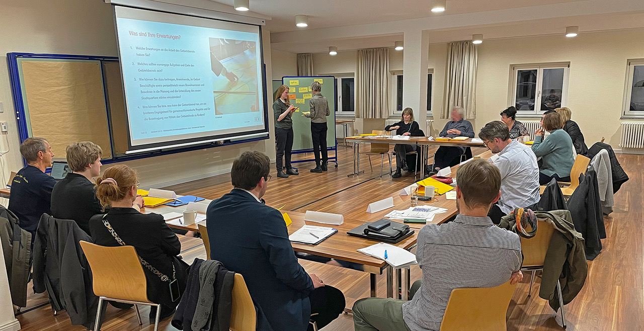 Sitzung des Gebietsbeirats © UrbanPlan