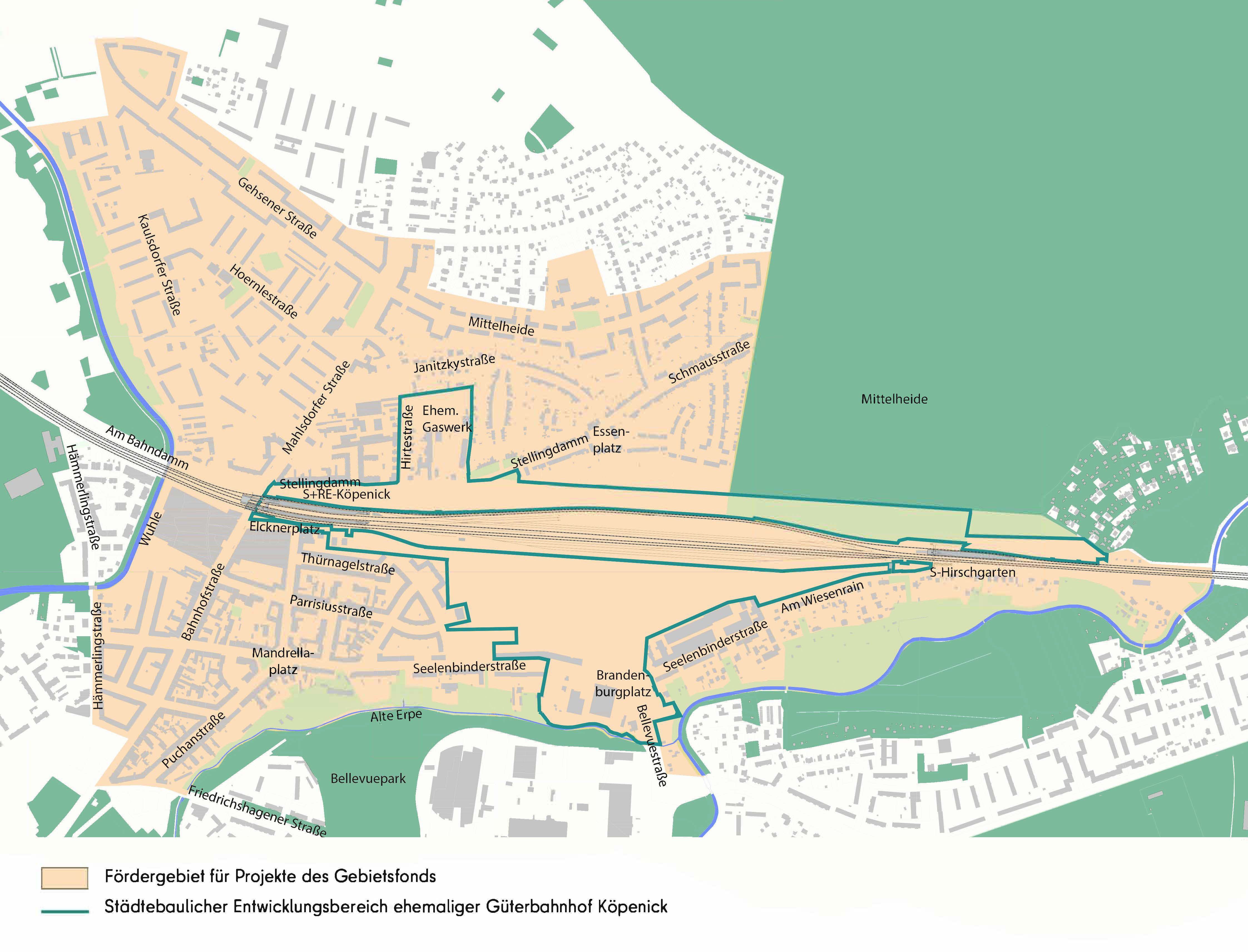 Fördergebiet des Gebietsfonds © UrbanPlan 2025