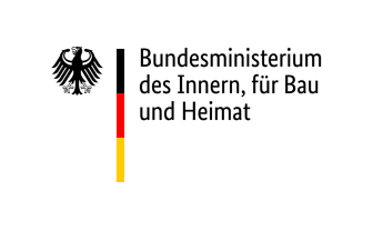 Logo "Bundesministerium des Innern, für Bau und Heimatschutz"