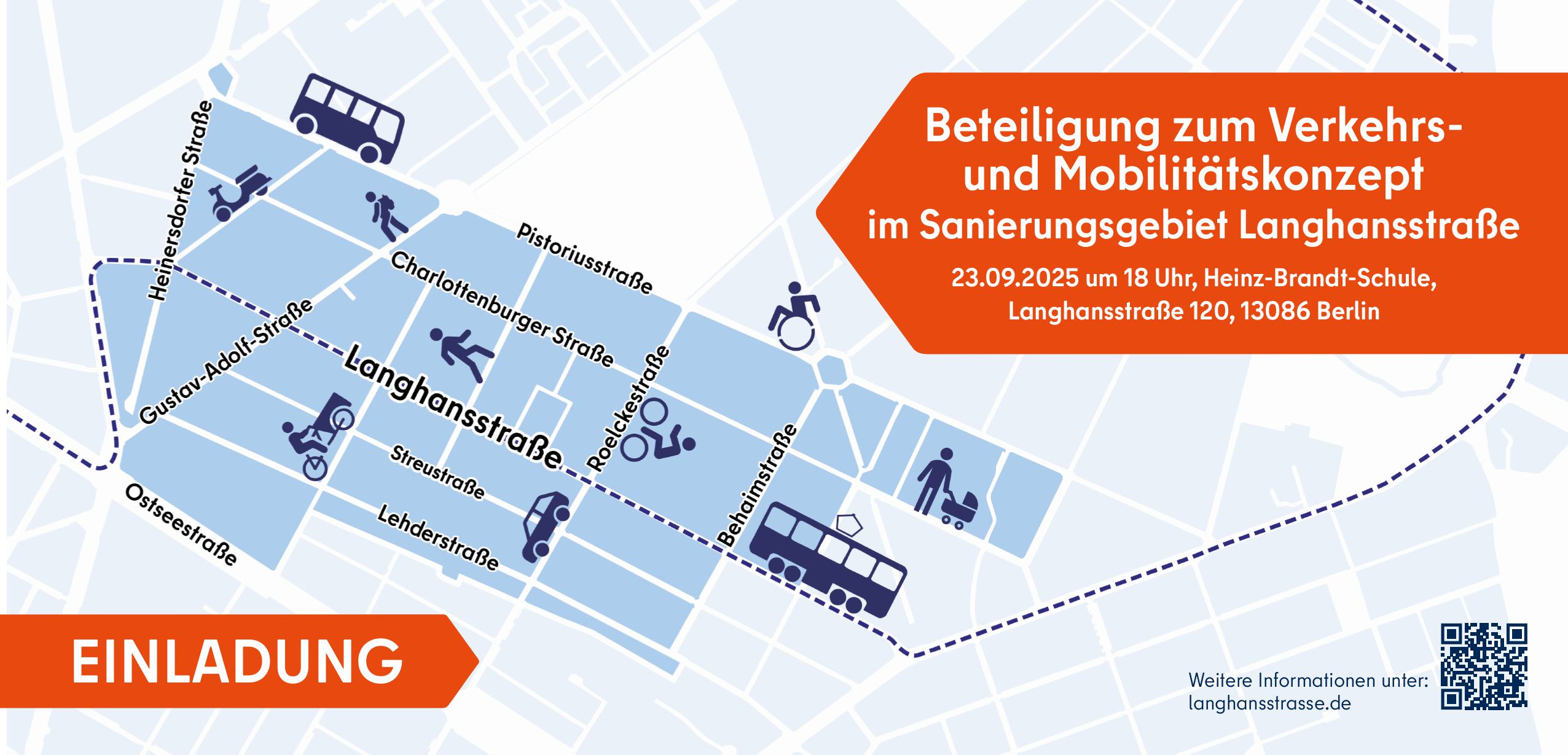 Flyer für die Beteiligungsveranstaltung (Vorderseite)