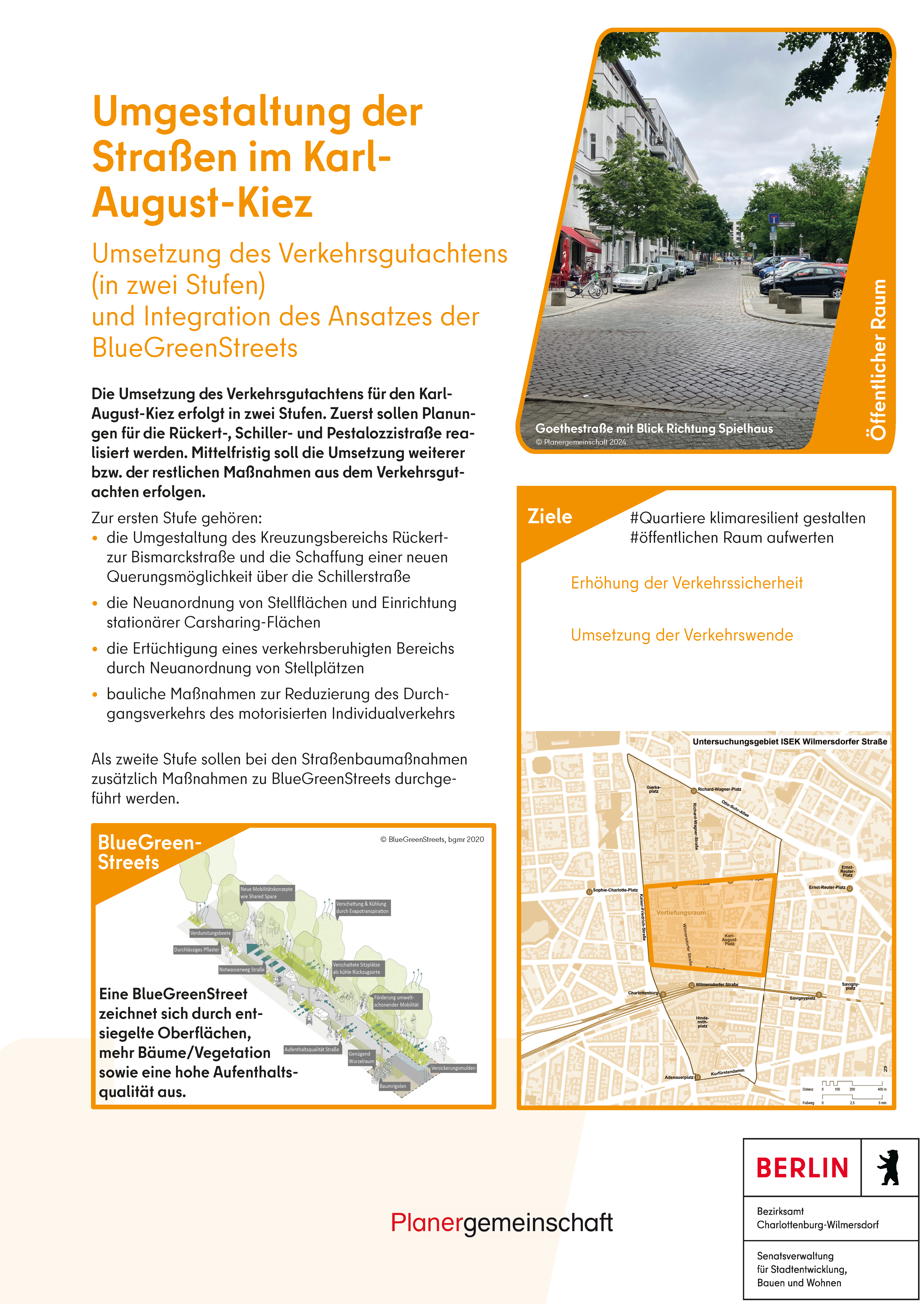 Umgestaltung Straßen im Karl-August-Kiez