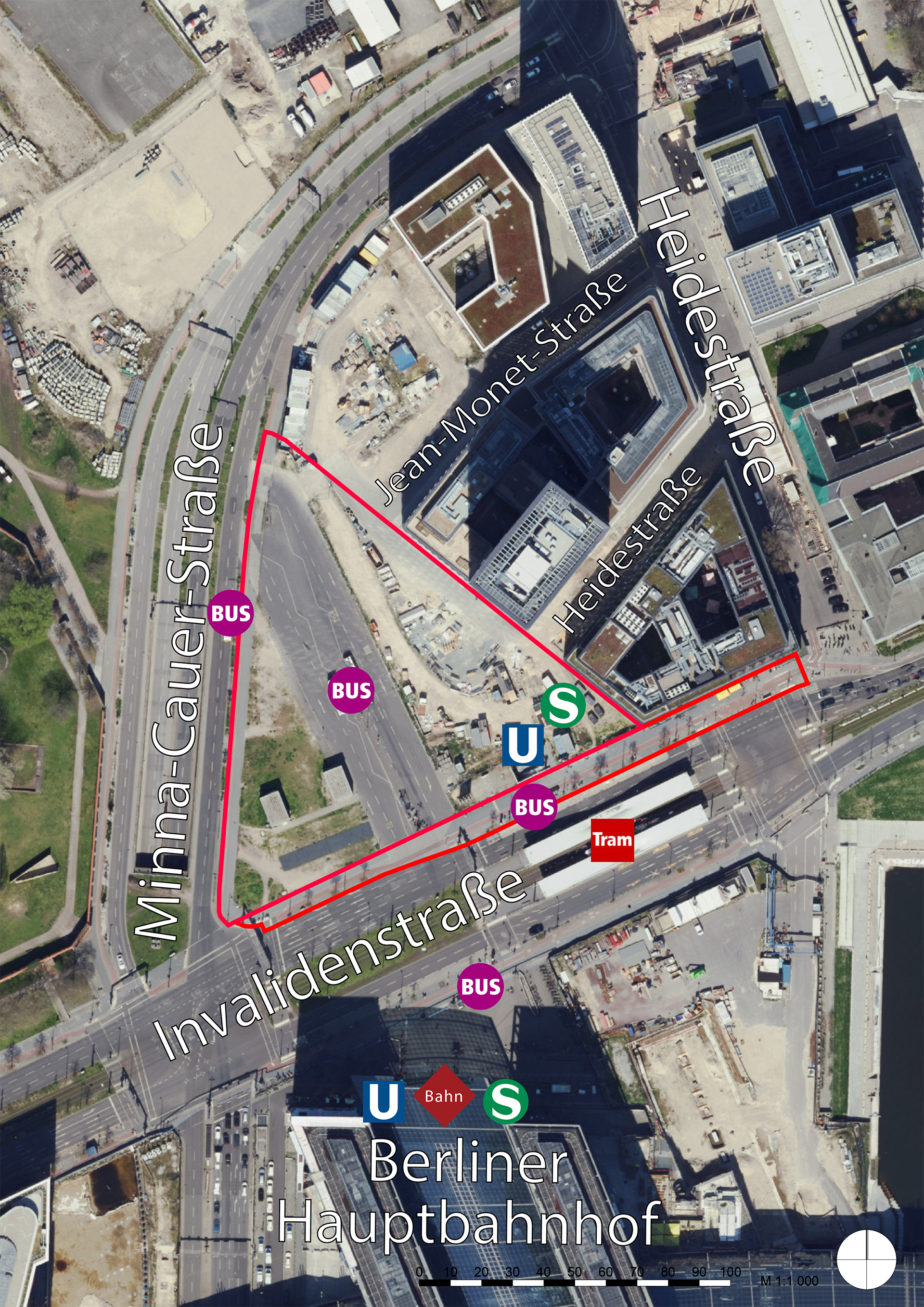 Wettbewerbsbereich mit Realisierungsbereich 