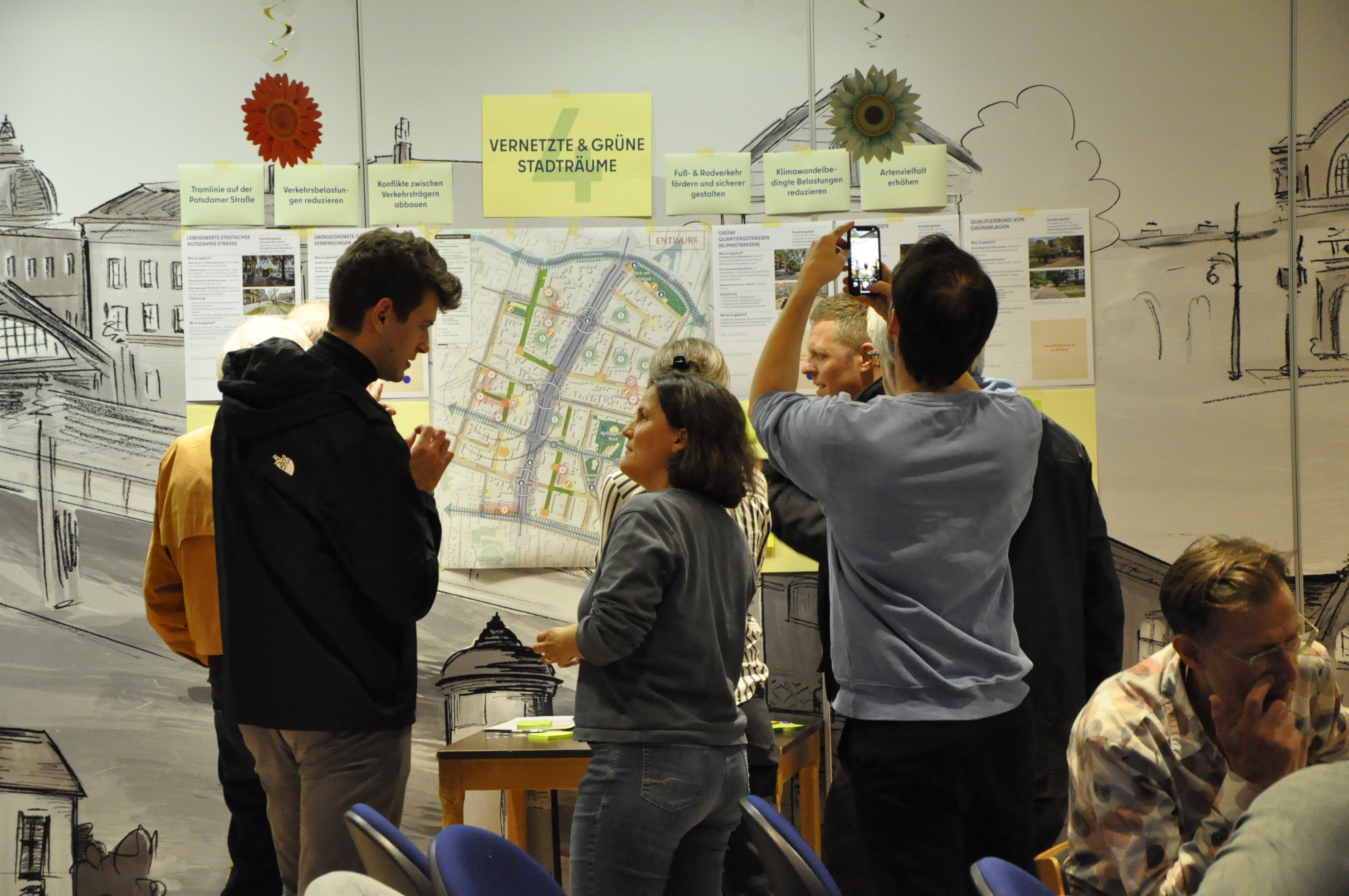 Poster des räumlichen Leitbilds