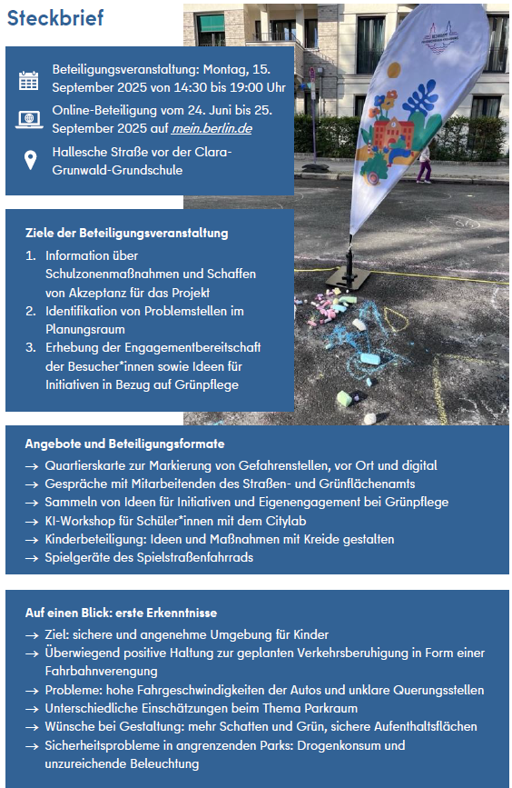 Steckbrief zu Veranstaltung